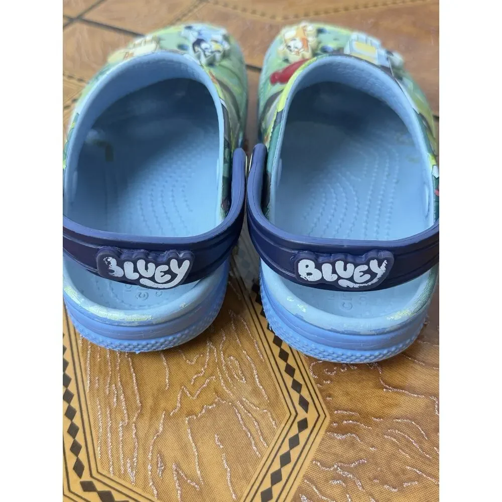 Crocs Classic Clog Bluey & Bingo Blue Unisex Kids Slip-On Lightweight C11